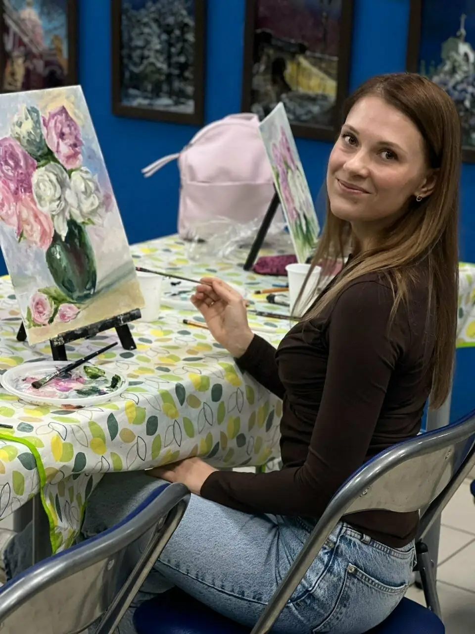 Рисую на просп. Королёва, 3Библиотека им. Гагарина — фото 2